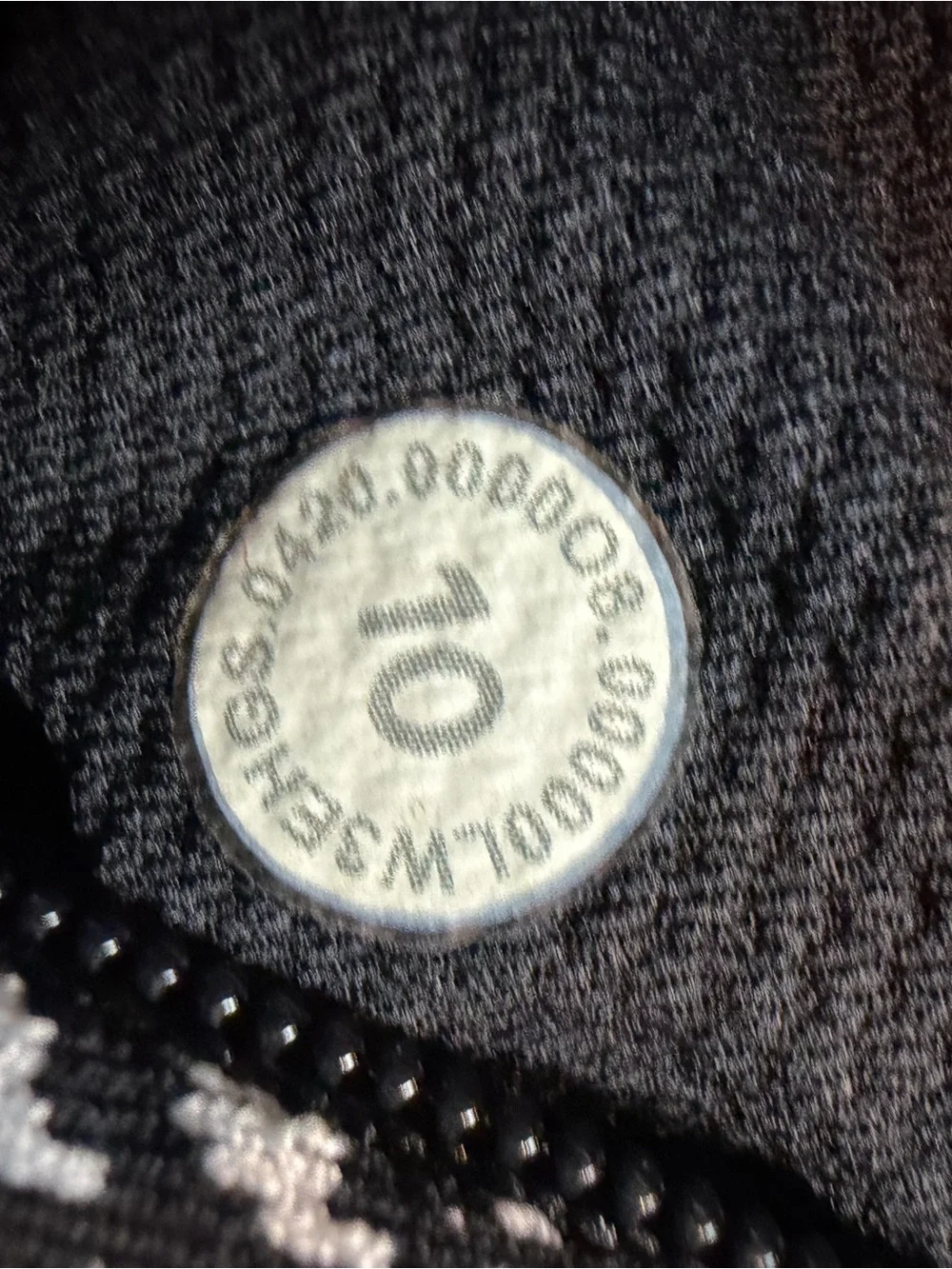 Lululemon Runderful Long Sleeve Scattered Herringbone Black White Sz 10